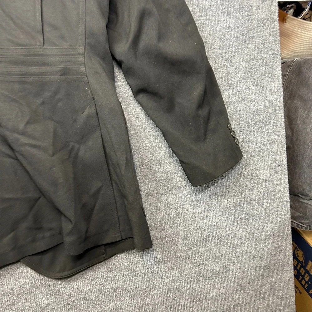 Vintage Men's Blazer Black Notch Lapel Two-Button Classic Norfolk‎ Jacket